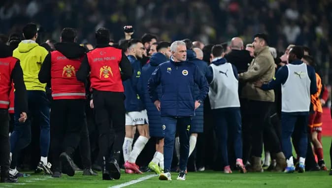 Strong reaction from Galatasaray to Fenerbahçe’s defense of Mourinho’s behavior in the derby
