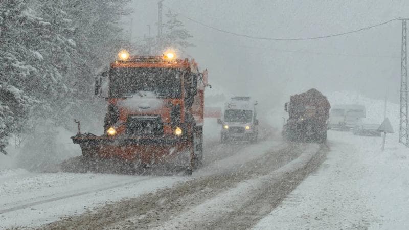Disruption on the Karabük-Bartın Road Due to Heavy Snowfall