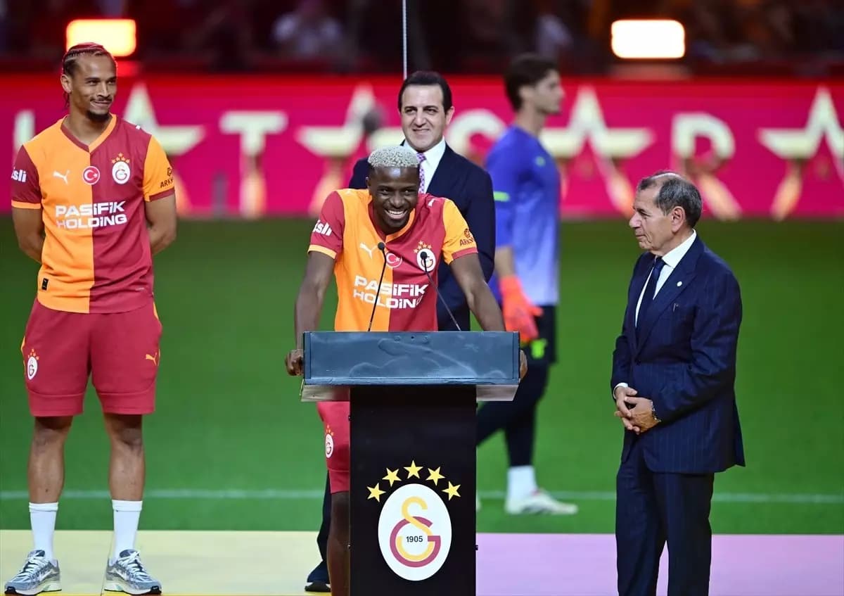 Osimhen and Sane Officially Join Galatasaray: Grand Ceremony and Big Ambitions