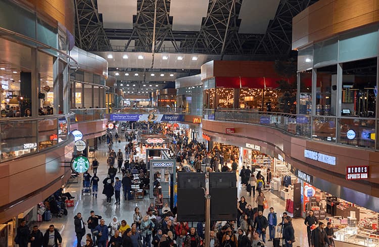 The busiest airport in Europe.