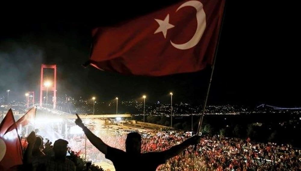 Seven years after the coup of July 15.