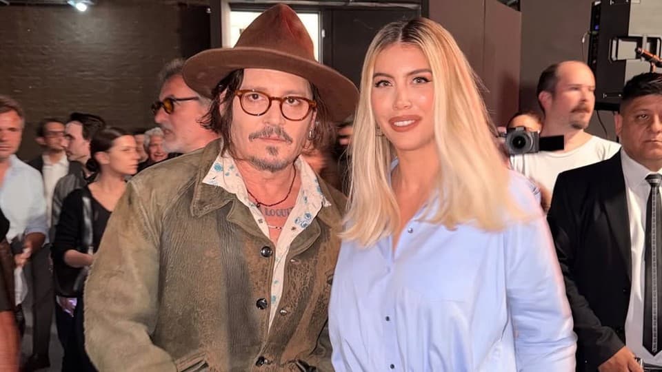 Wanda Nara’s Photo with Johnny Depp Sets Social Media Ablaze
