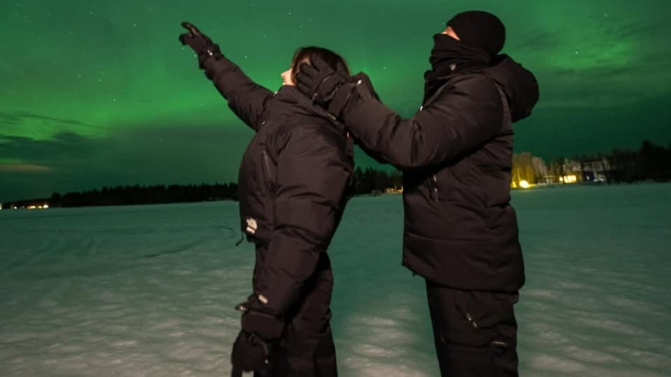 Arda Güler and Duru Nayman Enjoy the Northern Lights During Christmas Holiday