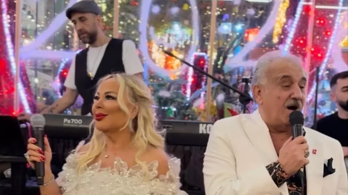 Yakamoz Restaurant’s New Year Surprise: Safiye Soyman in a Wedding Dress, Faik Öztürk Steals the Night