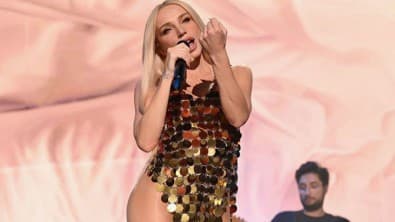 Gulsen's Unusual Holiday Stage Outfit Sparks Social Media Debate